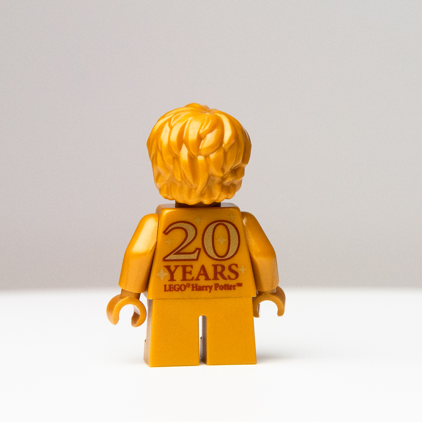 Lego Harry Potter 76386 20th Anniversary Pearl Gold Harry Potter Minifigure  