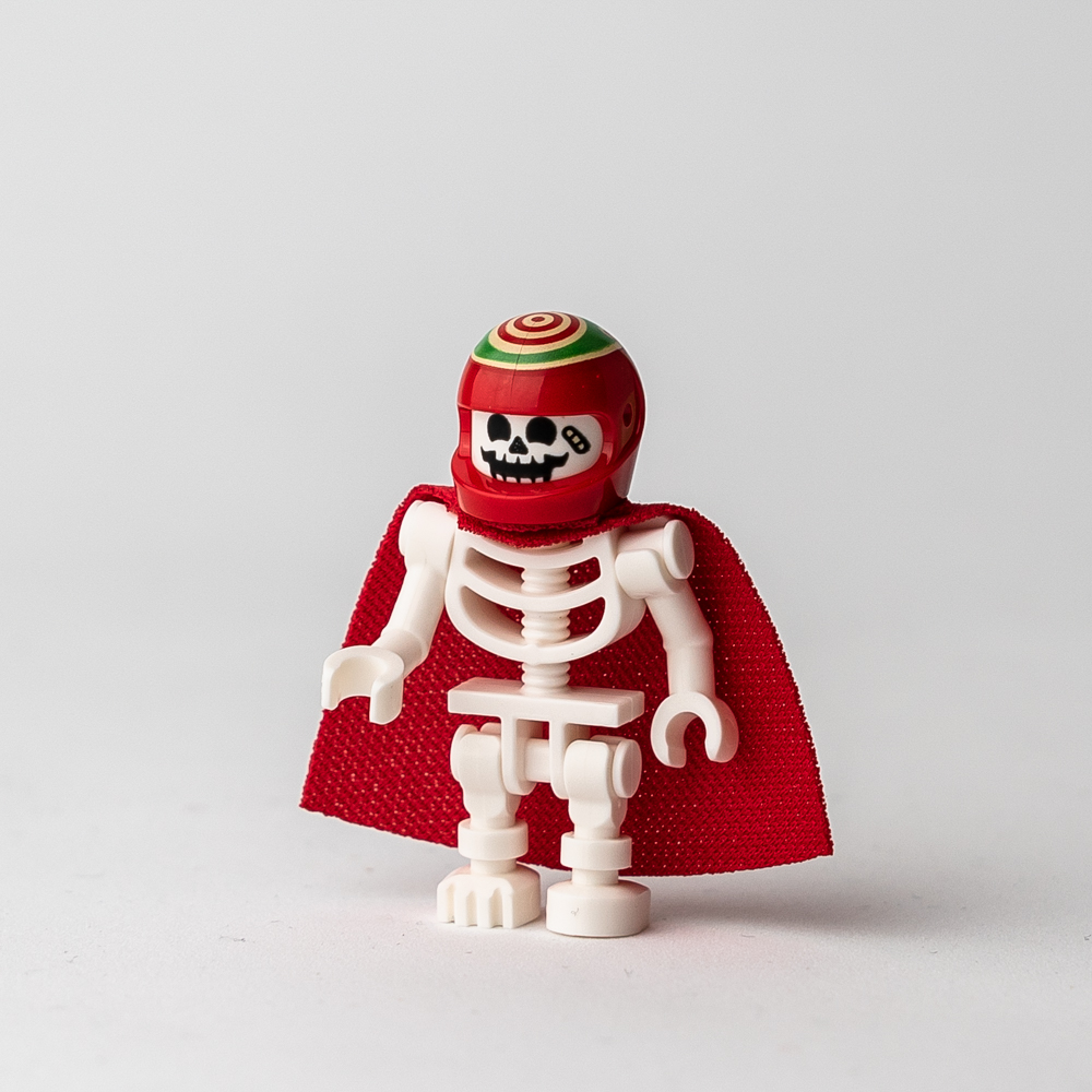 New LEGO Douglas Elton El Fuego Skeleton w Cape Minifigure